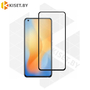 Защитное стекло полной проклейки Full glue для Vivo X50 черный