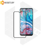 Защитное стекло полной проклейки Full glue для Vivo Y12 черный