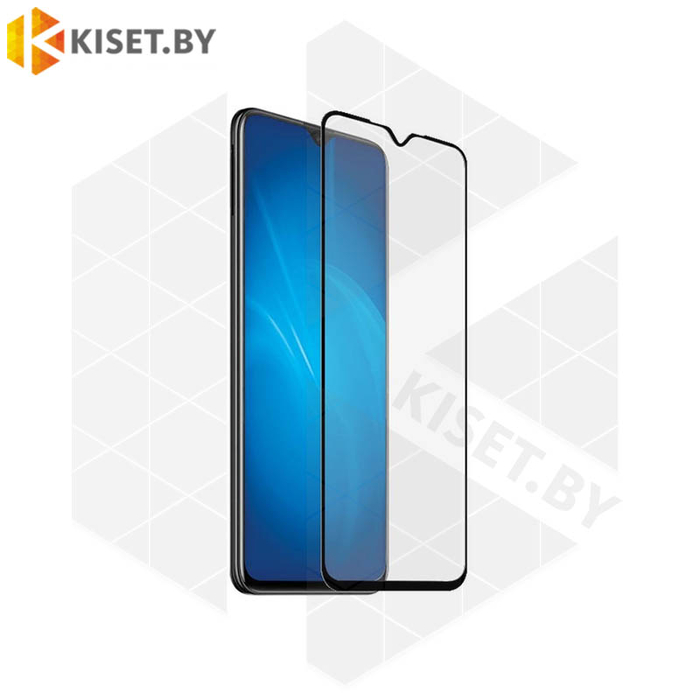 Защитное стекло полной проклейки Full glue для Vivo Y19 черный