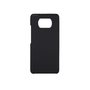 Soft-touch бампер Silicone Cover для Xiaomi POCO X3 / POCO X3 Pro черный