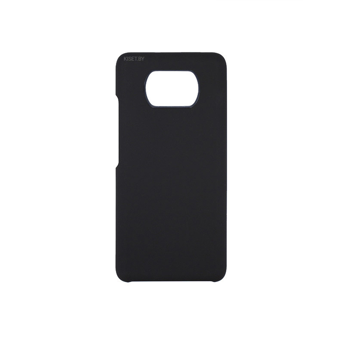 Soft-touch бампер Silicone Cover для Xiaomi POCO X3 / POCO X3 Pro черный