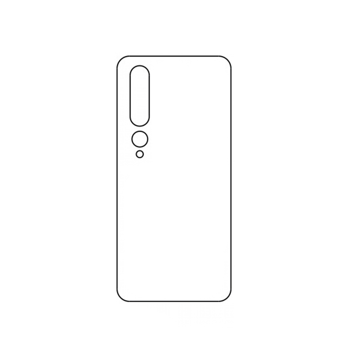 Защитная гидрогелевая пленка для Xiaomi Mi 10 на заднюю крышку