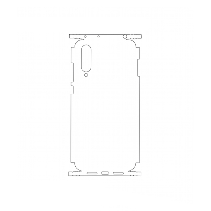 Защитная гидрогелевая пленка для Xiaomi Mi CC9 на заднюю крышку и боковые грани