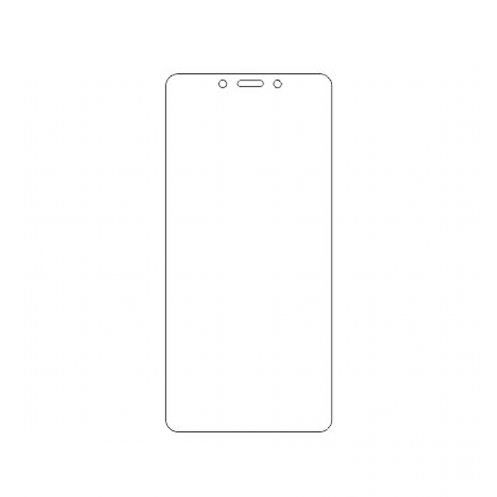 Защитная гидрогелевая пленка для Xiaomi Mi 6X на весь экран прозрачная