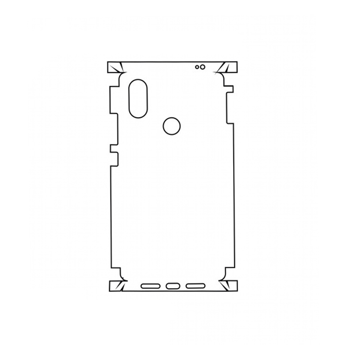 Защитная гидрогелевая пленка для Xiaomi Mi 8 SE на заднюю крышку
