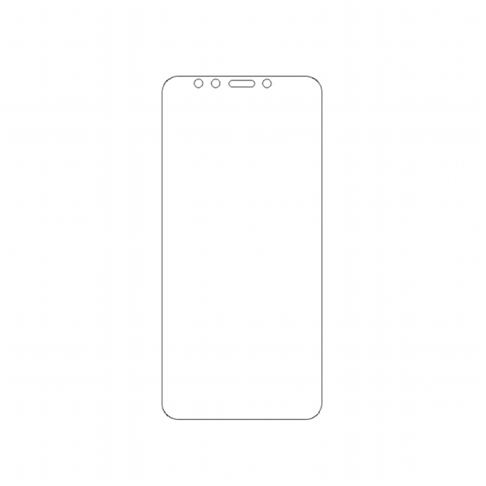 Защитная гидрогелевая пленка для Xiaomi Redmi 5 на экран до скругления прозрачная