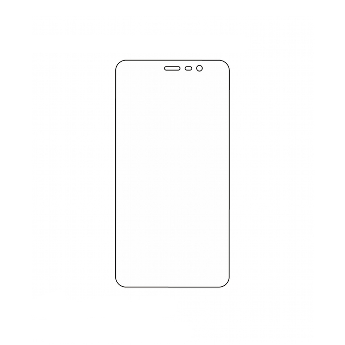 Защитная гидрогелевая пленка для Xiaomi Redmi Note 3 на экран до скругления прозрачная