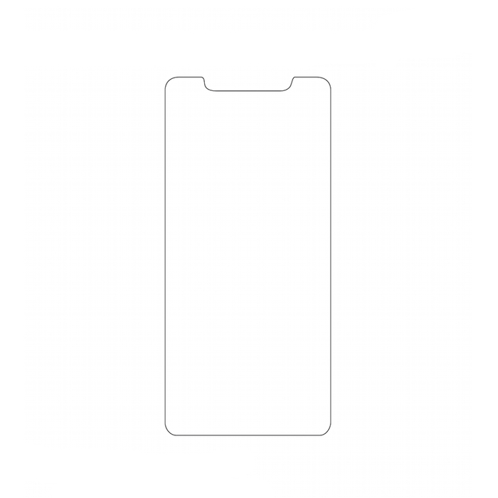 Защитная гидрогелевая пленка для Xiaomi Mi 8 на экран до скругления прозрачная