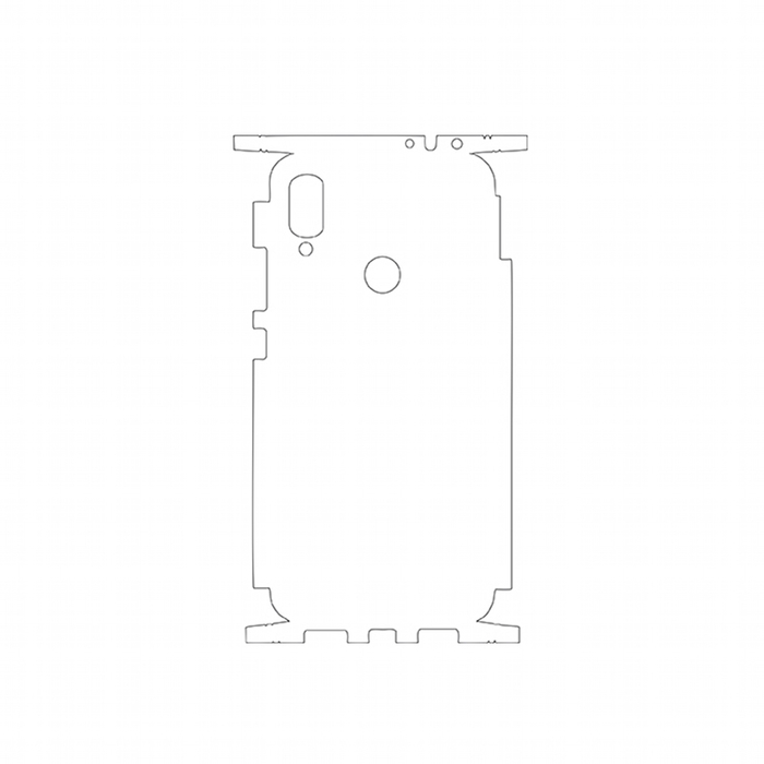 Защитная гидрогелевая пленка для Xiaomi Redmi Note 7 на заднюю крышку и боковые грани