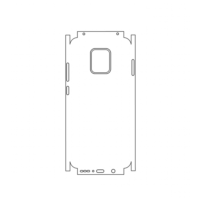 Защитная гидрогелевая пленка для Xiaomi Redmi 10X 5G на заднюю крышку и боковые грани