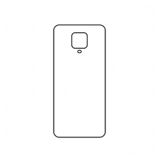 Защитная гидрогелевая пленка KST HG для Xiaomi Redmi Note 9 Pro на заднюю крышку
