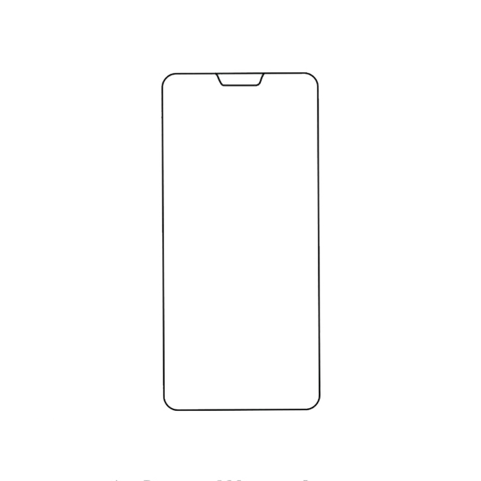 Защитная гидрогелевая пленка для Xiaomi Mi 8 Lite на экран до скругления прозрачная