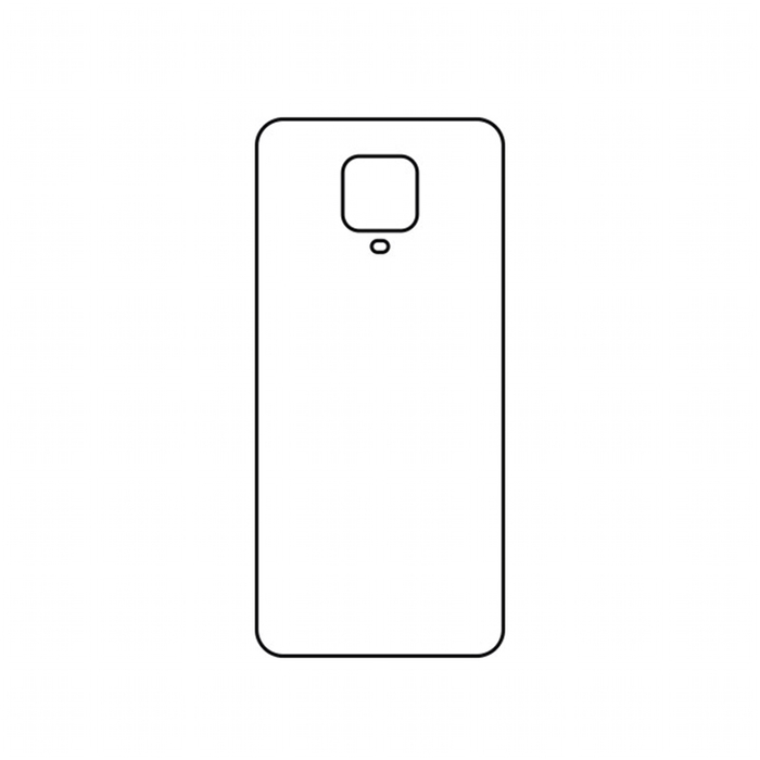 Защитная гидрогелевая пленка для Xiaomi Redmi Note 9 Pro на заднюю крышку
