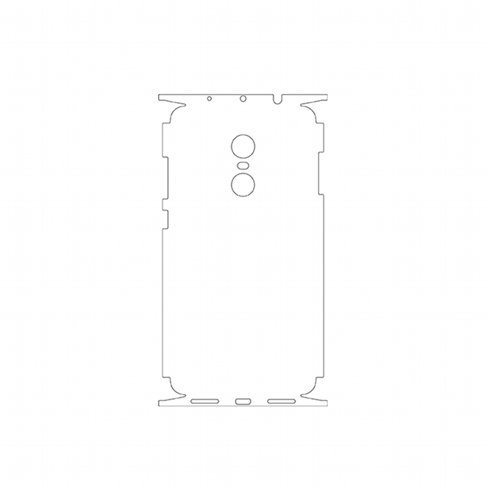 Защитная гидрогелевая пленка для Xiaomi Redmi Note 4 на заднюю крышку и боковые грани