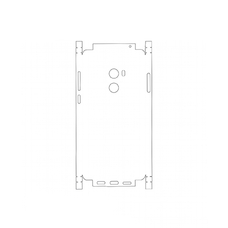 Защитная гидрогелевая пленка KST HG для Xiaomi Mi Mix 2 на заднюю крышку и боковые грани