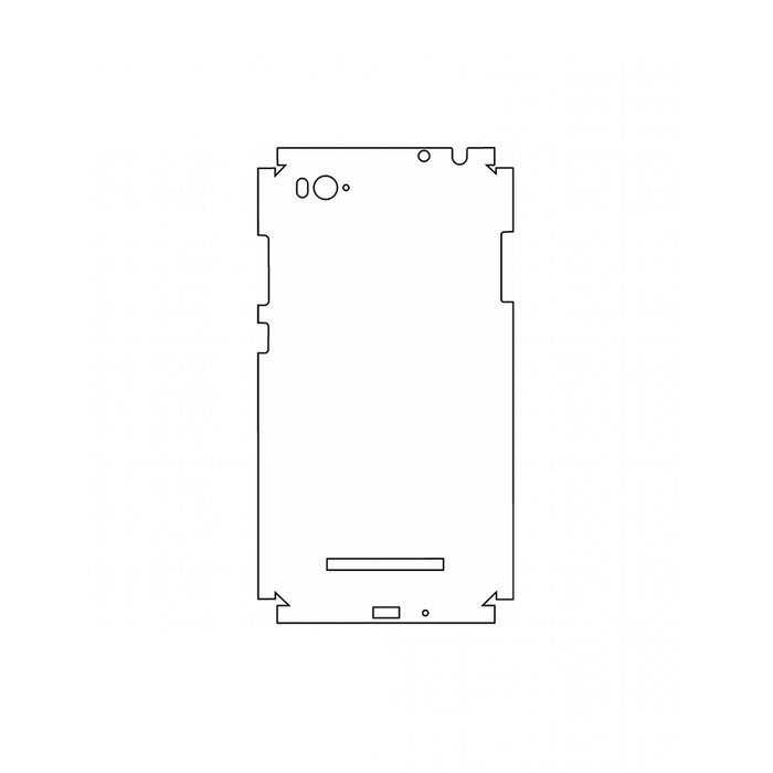 Защитная гидрогелевая пленка для Xiaomi Mi 4C на заднюю крышку и боковые грани