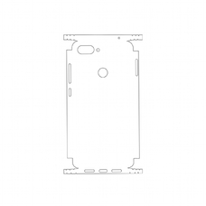 Защитная гидрогелевая пленка KST HG для Xiaomi Mi 8 Lite на заднюю крышку и боковые грани