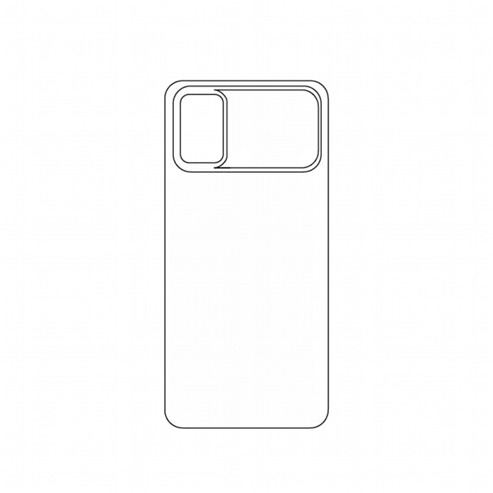Защитная гидрогелевая пленка для Xiaomi Poco M3 на заднюю крышку
