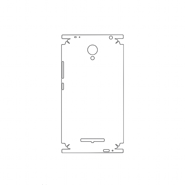 Защитная гидрогелевая пленка для Xiaomi Redmi Note 2 на заднюю крышку и боковые грани
