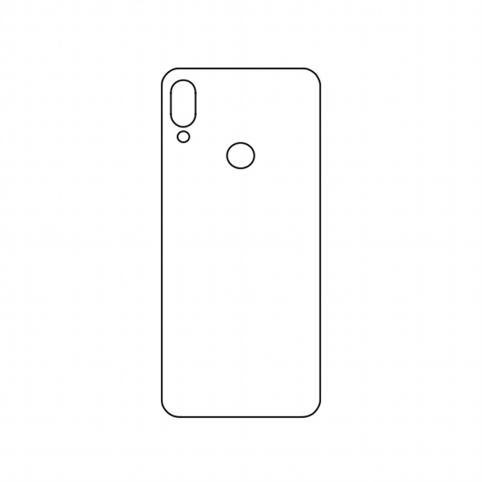 Защитная гидрогелевая пленка для Xiaomi Redmi Note 7 Pro на заднюю крышку