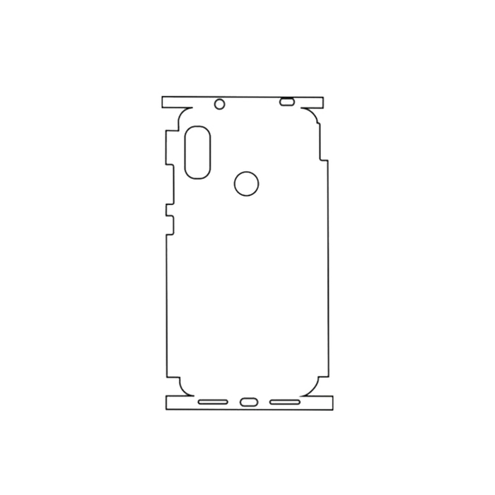 Защитная гидрогелевая пленка для Xiaomi Redmi 6 Pro на заднюю крышку и боковые грани