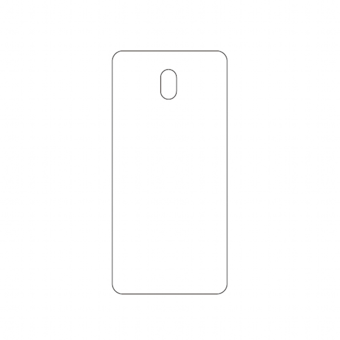 Защитная гидрогелевая пленка для Xiaomi Redmi 8A на заднюю крышку и боковые грани