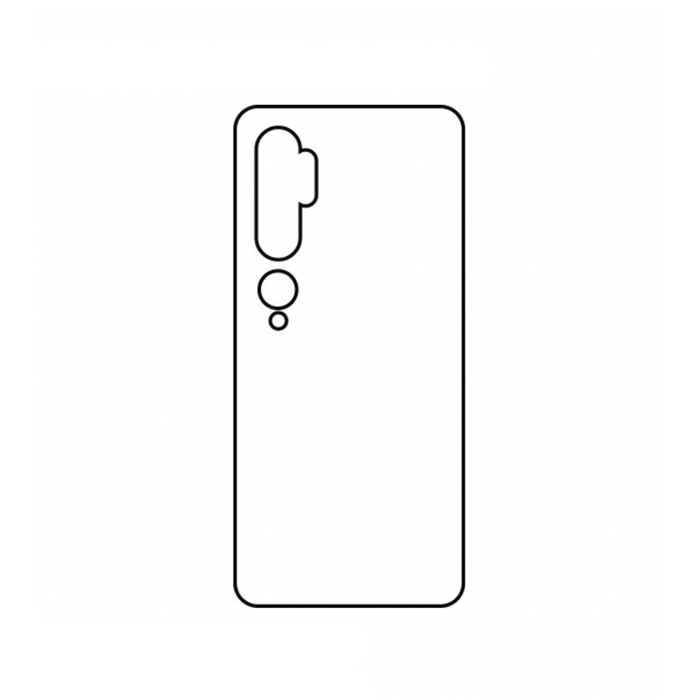 Защитная гидрогелевая пленка для Xiaomi Mi Note 10 на заднюю крышку