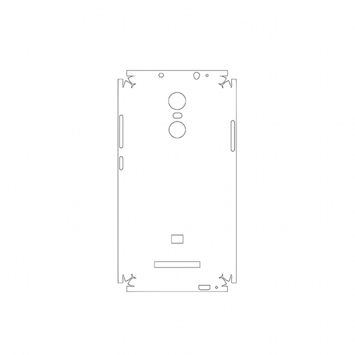 Защитная гидрогелевая пленка для Xiaomi Redmi Note 3 на заднюю крышку и боковые грани
