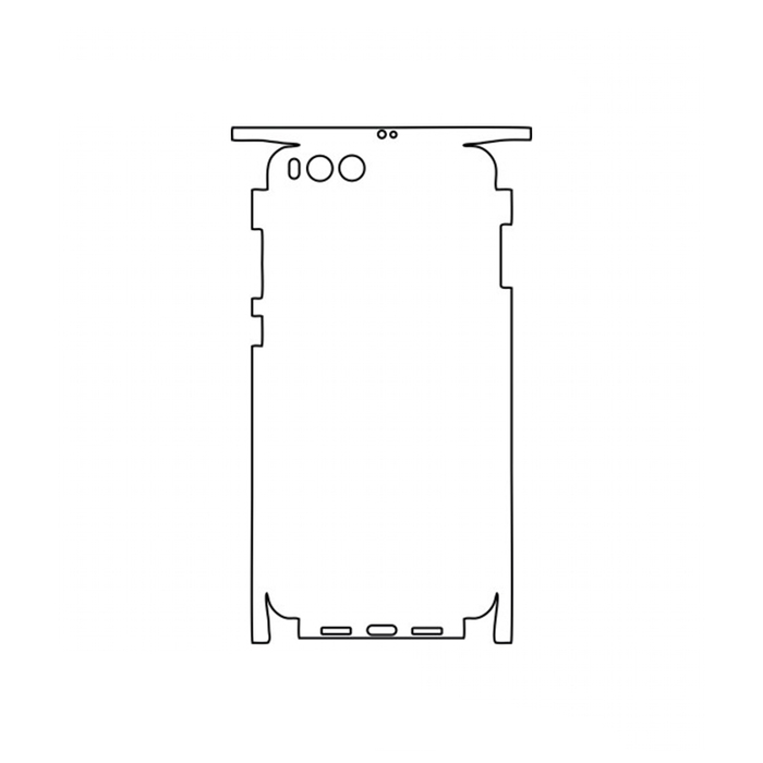 Защитная гидрогелевая пленка для Xiaomi Mi Note 3 на заднюю крышку и боковые грани