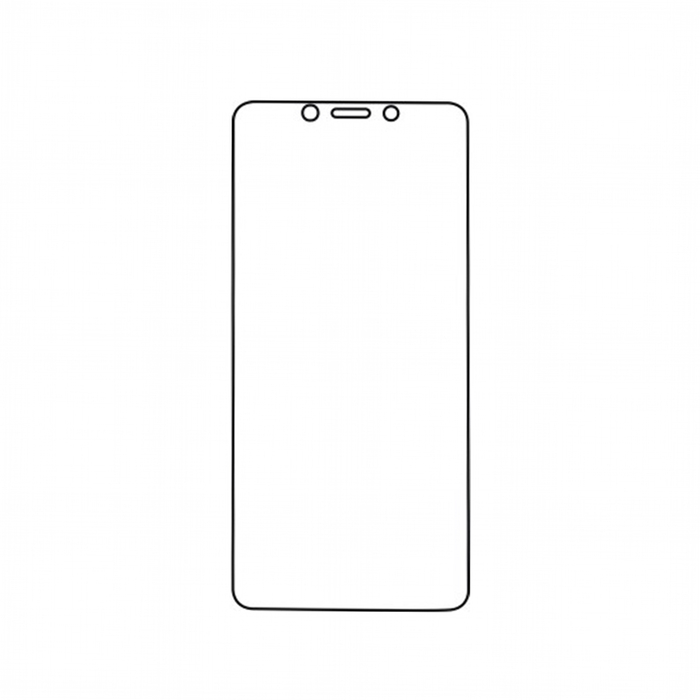 Защитная гидрогелевая пленка для Xiaomi Redmi 6 на экран до скругления прозрачная