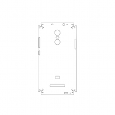 Защитная гидрогелевая пленка KST HG для Xiaomi Redmi Note 3 на заднюю крышку и боковые грани