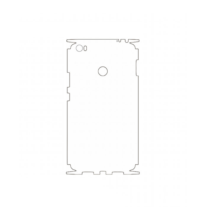Защитная гидрогелевая пленка для Xiaomi Mi Max на заднюю крышку и боковые грани