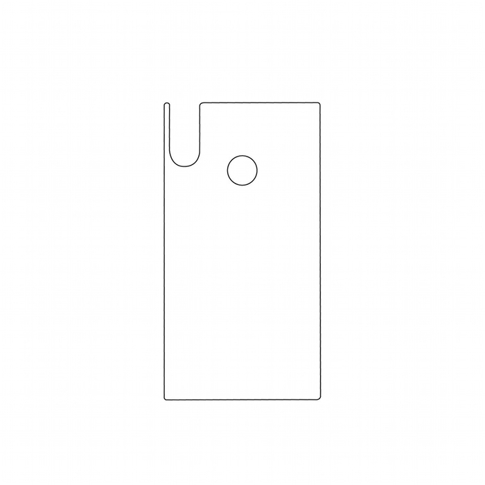Защитная гидрогелевая пленка для Xiaomi Redmi 6 Pro на заднюю крышку