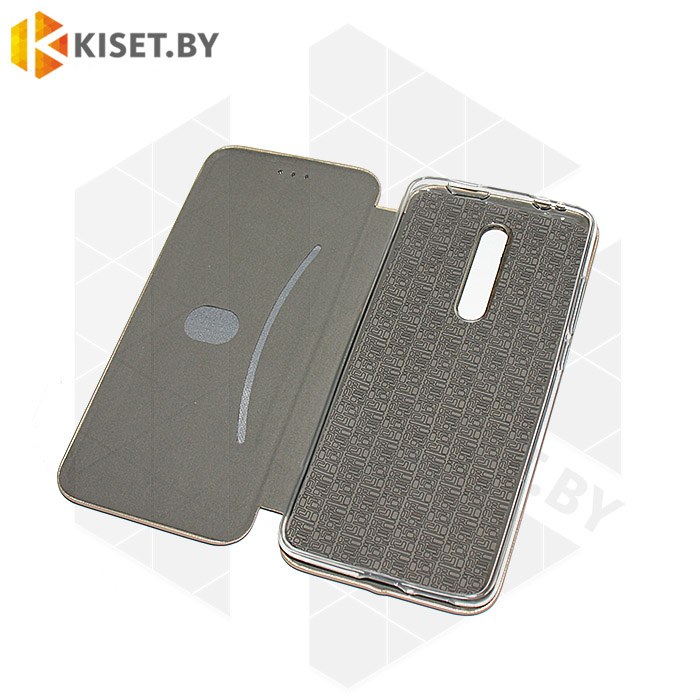 Чехол-книжка Book Case 3D с визитницей для Xiaomi K20 / K20 Pro / Mi 9T золотой