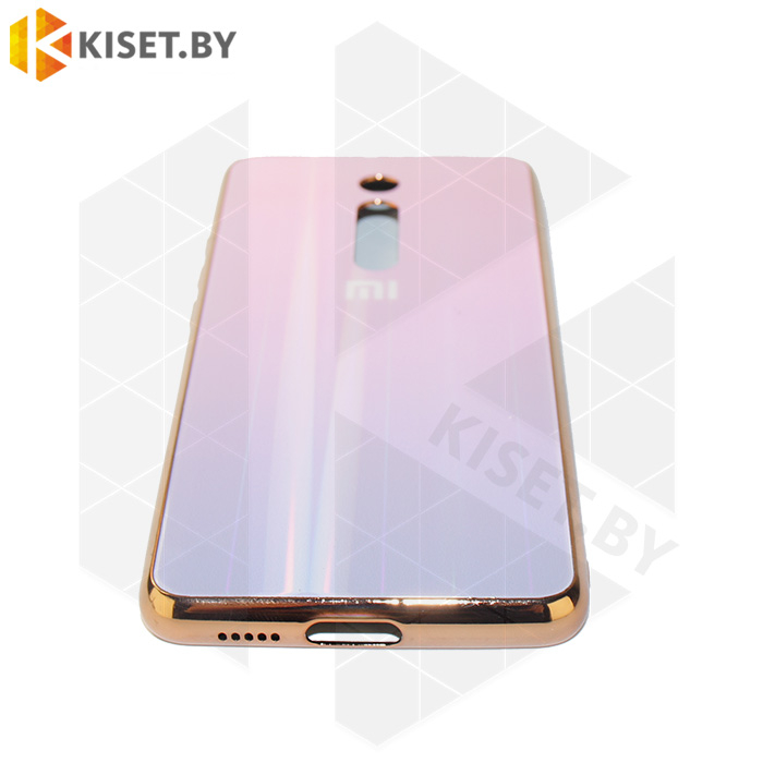 Чехол-бампер Aurora Glass для Xiaomi K20 / K20 Pro / Mi 9T розовый