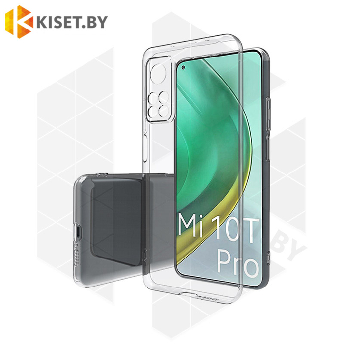 Силиконовый чехол Ultra Thin TPU для Xiaomi Mi 10T / Mi 10T Pro прозрачный
