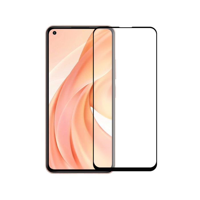 Защитное стекло полной проклейки Full glue для Xiaomi Mi 11 Lite черное