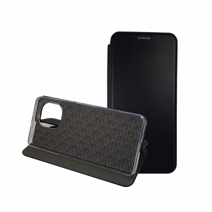 Чехол-книжка Book Case 3D с визитницей для Xiaomi Mi 11 Lite черный