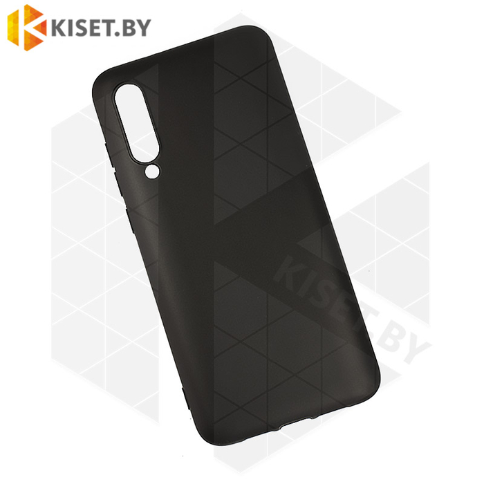 Силиконовый чехол матовый для Xiaomi Mi 9 Pro черный