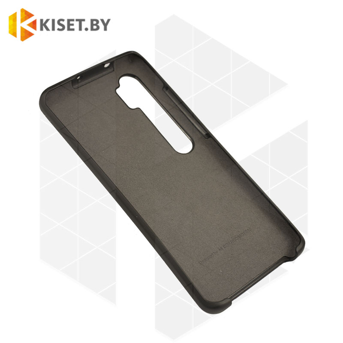 Soft-touch бампер Silicone Cover для Xiaomi Mi Note 10 черный