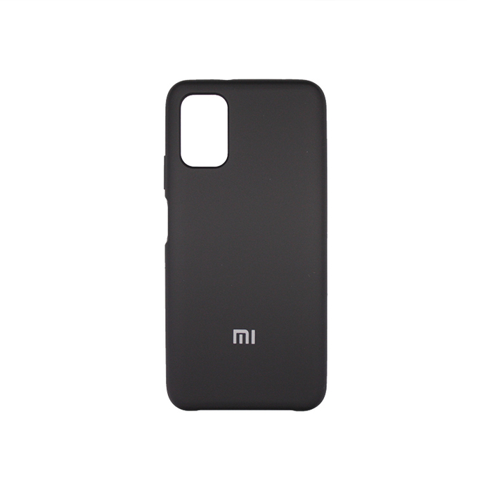 Soft-touch бампер Silicone Cover для Xiaomi Poco M3 черный