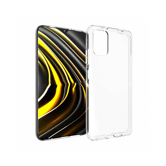 Силиконовый чехол Ultra Thin TPU для Xiaomi Poco M3 прозрачный