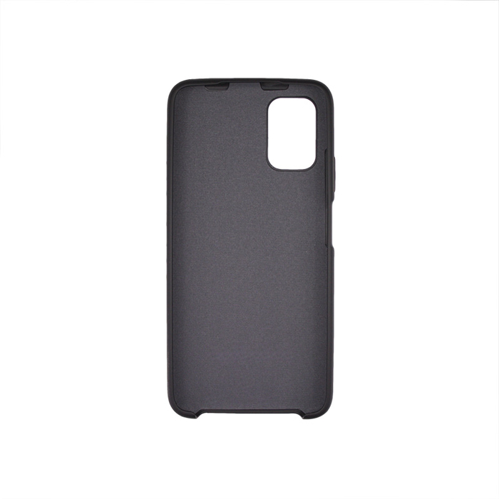 Soft-touch бампер Silicone Cover для Xiaomi Poco M3 черный
