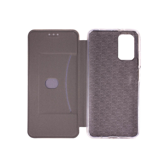 Чехол-книжка Book Case 3D с визитницей для Samsung Galaxy A02S золотой