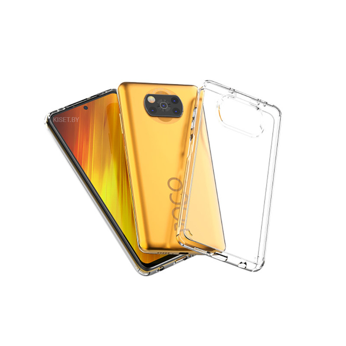 Силиконовый чехол Ultra Thin TPU для Xiaomi POCO X3 NFC / POCO X3 Pro прозрачный