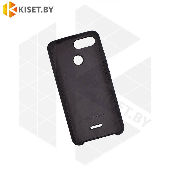 Soft-touch бампер Silicone Cover для Xiaomi Redmi 6 черный