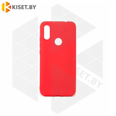 Силиконовый чехол Matte Case для Xiaomi Redmi Note 7 Pro красный