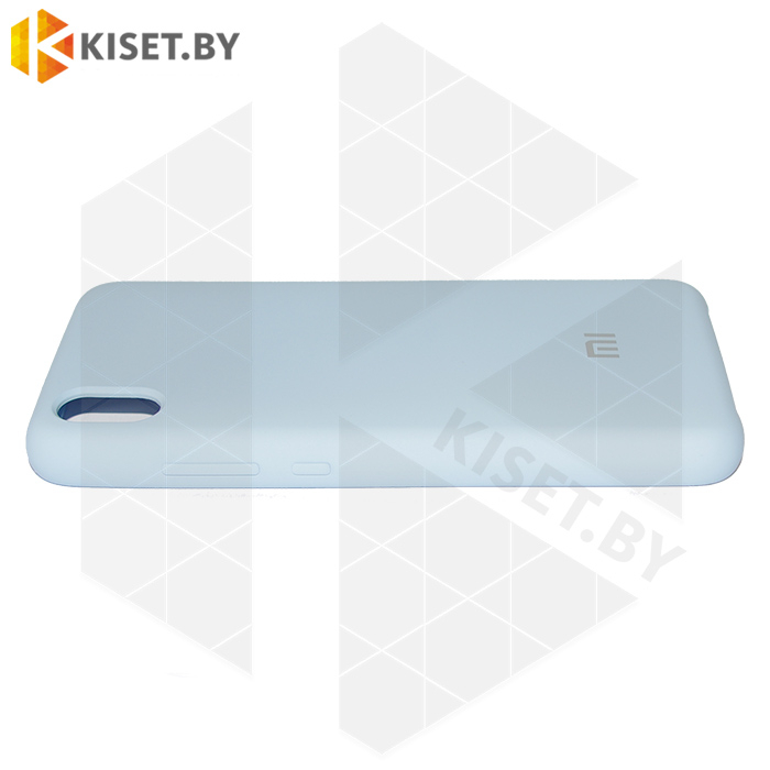 Soft-touch бампер Silicone Cover для Xiaomi Redmi 7A голубой