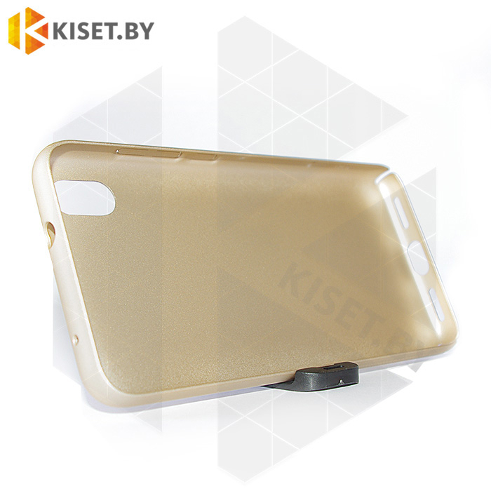 Пластиковый бампер Nillkin Super Frosted Shield для Xiaomi Redmi 7A золотой