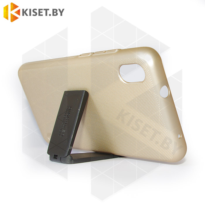 Пластиковый бампер Nillkin Super Frosted Shield для Xiaomi Redmi 7A золотой